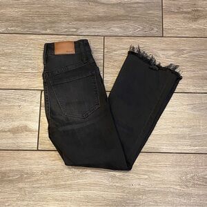 Madewell 24P Black Curvy Cali-Denim Boot Jeans